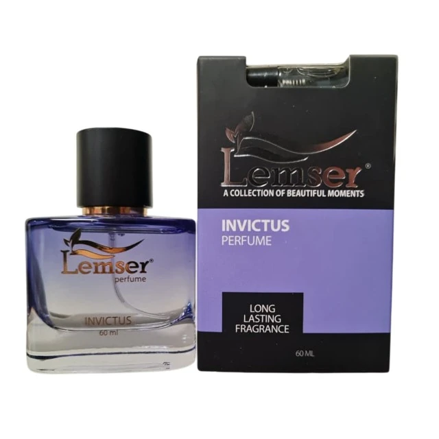 تستر ادو پرفیوم مردانه لمسر مدل INVICTUS با رایحه گرم حجم 60 میلی لیتر
