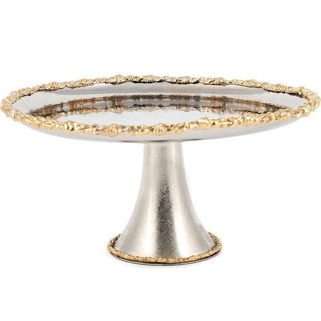 ظرف شیرینی خوری کوچک برنجی 20 سانت النا ریتون