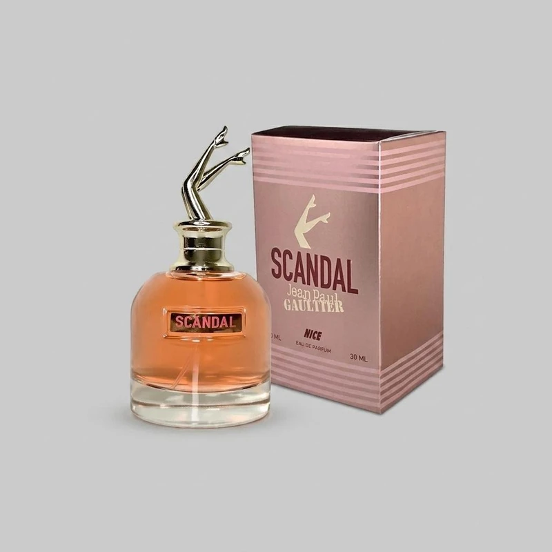 عطر جیبی زنانه نایس پاپت مدل Scandal با رایحه شیرین، حجم 30 میلی‌لیتر، ماندگاری متوسط، مناسب استفاده روز و شب