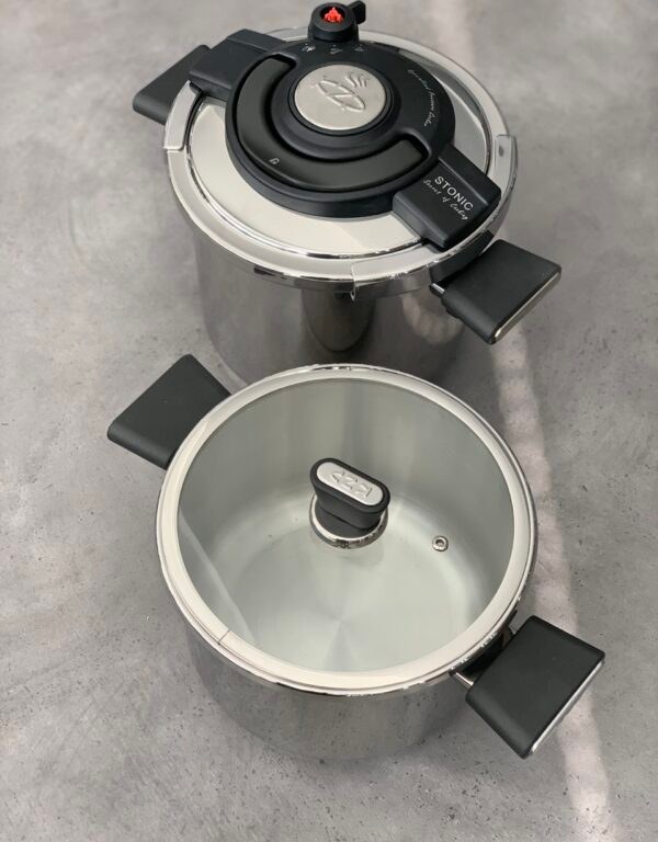 زودپز دوقلو استیل ۵و۷ لیتر کی زد پی kzp