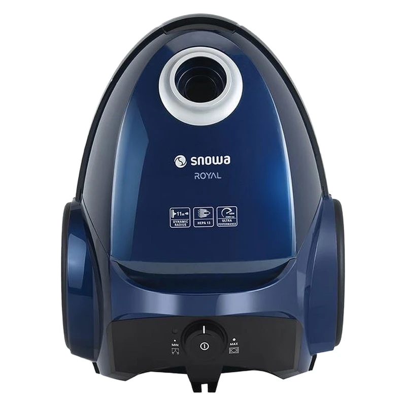 جاروبرقی کیسه‌‎دار اسنوا مدل SVC-RL24BE، با فیلتر HEPA 13، وزن 6.5 کیلوگرم، دارای 3 عدد سری مجزا، موتور با توان مکش 520 وات، میزان صدا 74 دسی‌بل، طول کابل برق 8 متر، گنجایش مخزن 4.5 لیتر، دارای کیسه یکبار مصرف، دارای لوله خرطومی با قابلیت گردش 360 درجه
