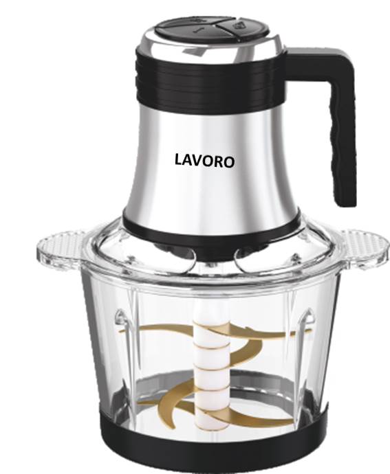 خردکن برقی لاوارو با ظرف شیشه‌ای مدل LAVORO LHB1038